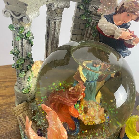 Christopher Radko Nativity Snow Globe Limited Edition Vintage 90s Christmas Ange - Picture 13 of 16